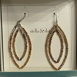 Stella & Dot Multicolor Teardrop Earrings
